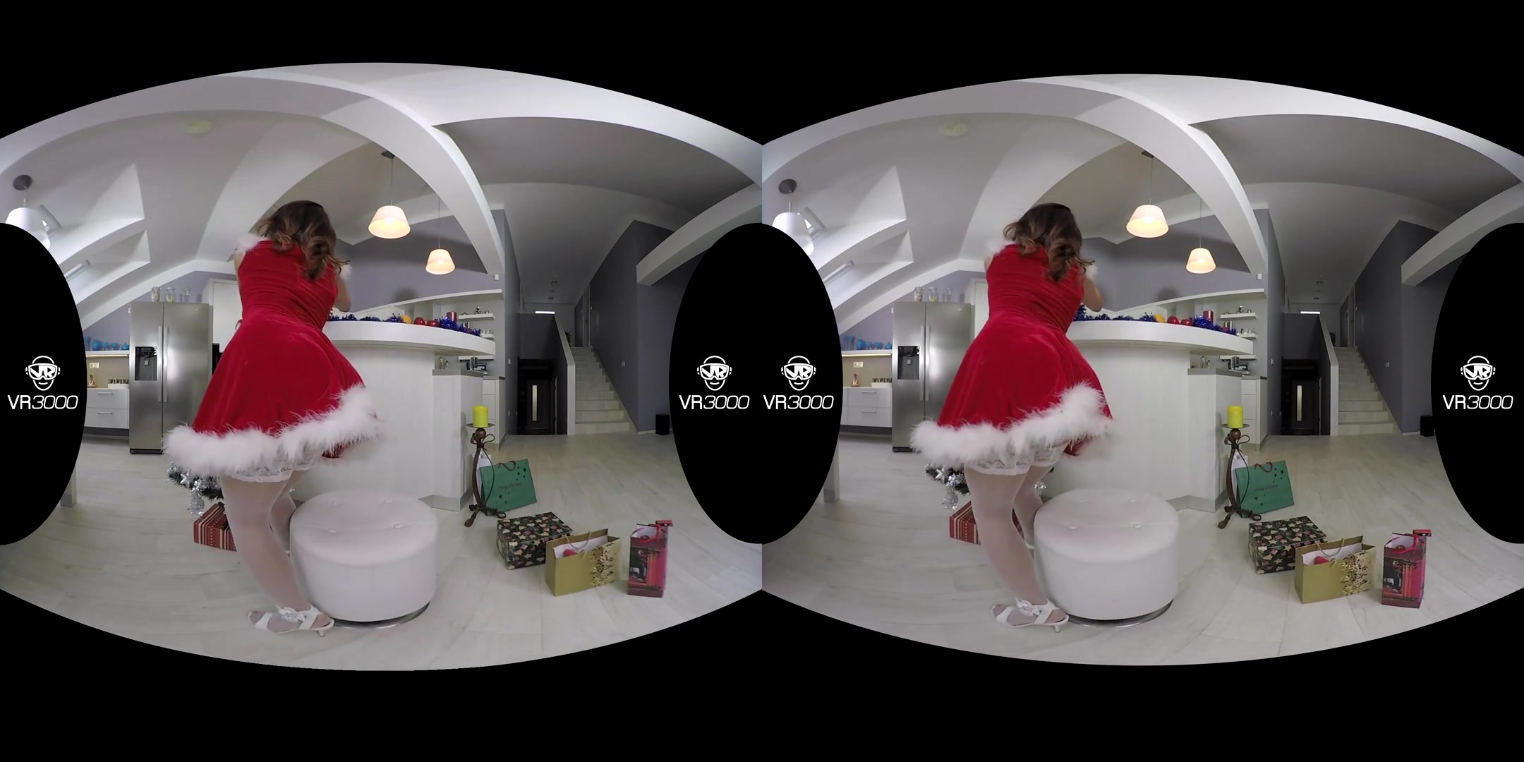 Rosaline Rose in Stuffing Her Stockings - VR3000
