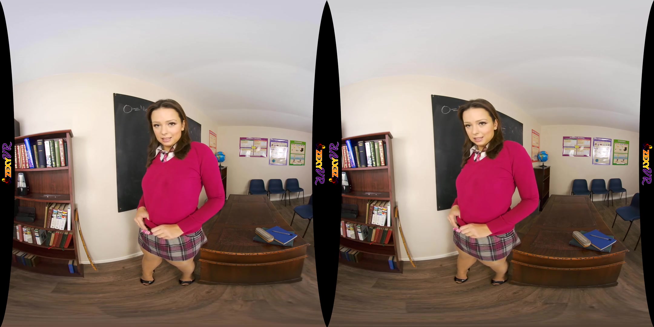 Alice Katz in Uniform Tease - ZexyVR