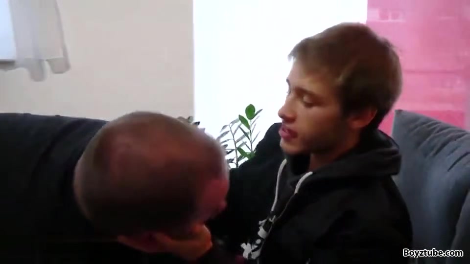Young german master uses his teacher as his boy