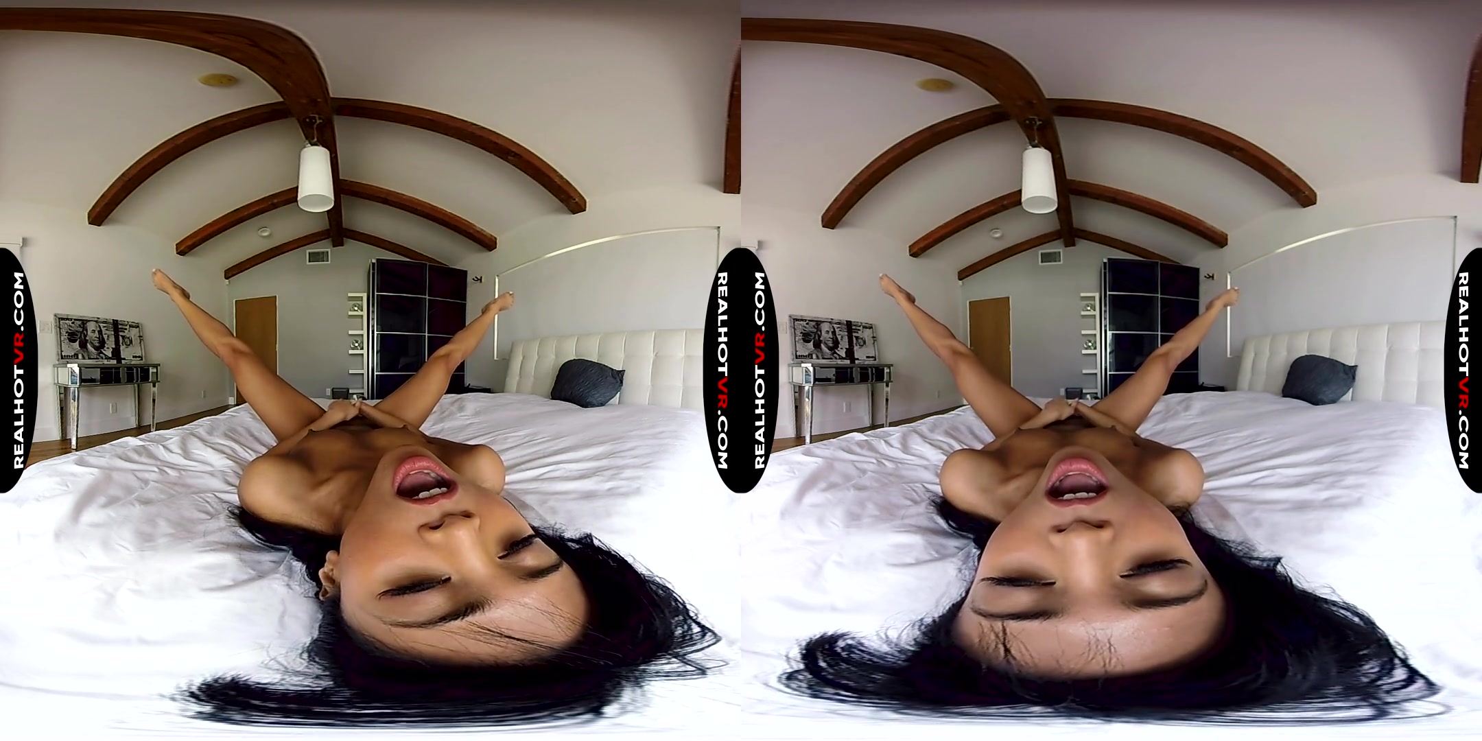 Ember Snow in Step dad Made Asian Babysitter Cum Hard In His Bed - RealHotVR