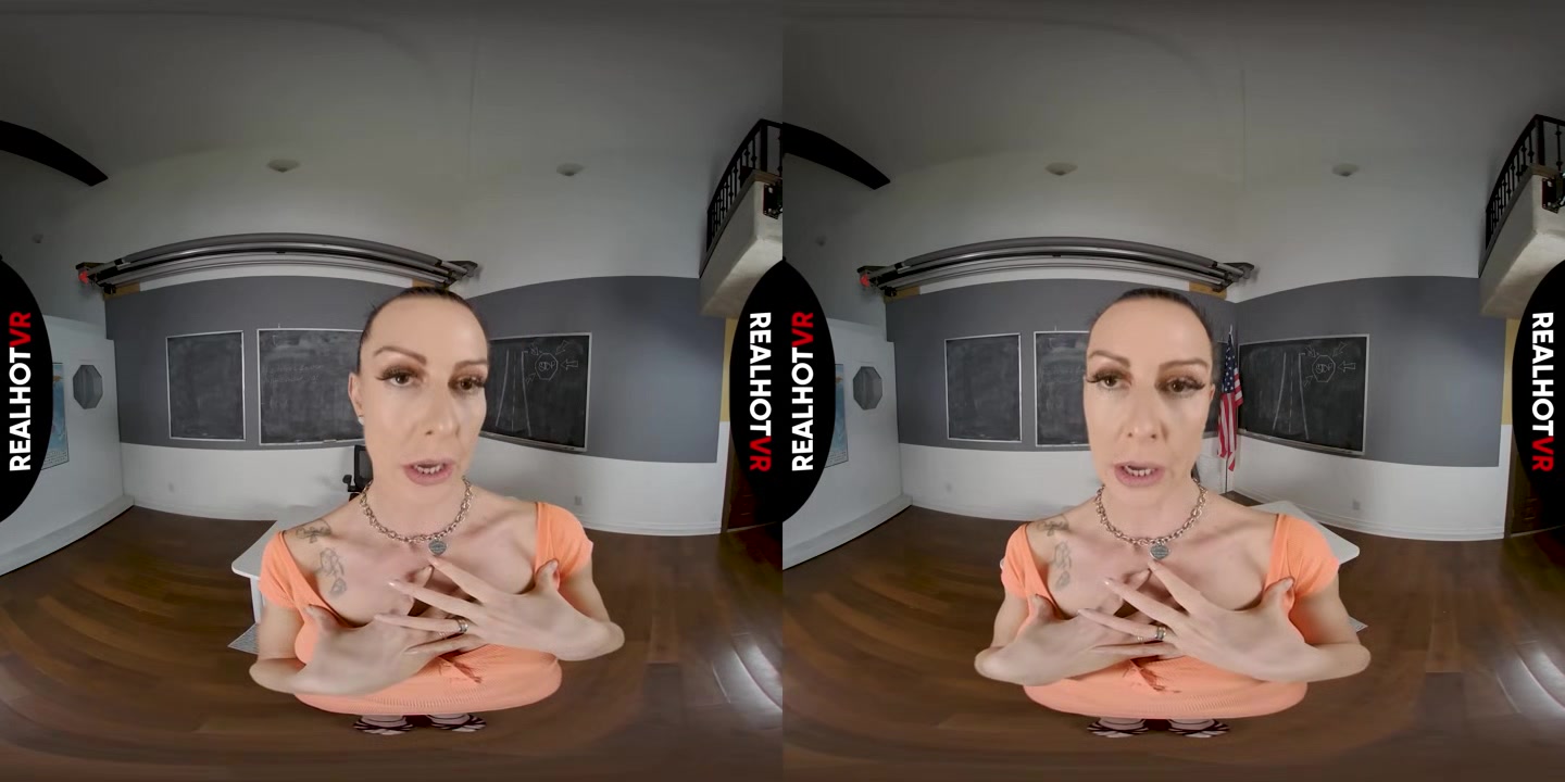 Dominating Big Tits High School Teacher Fucks Student To Keep A Secret - RealHotVR