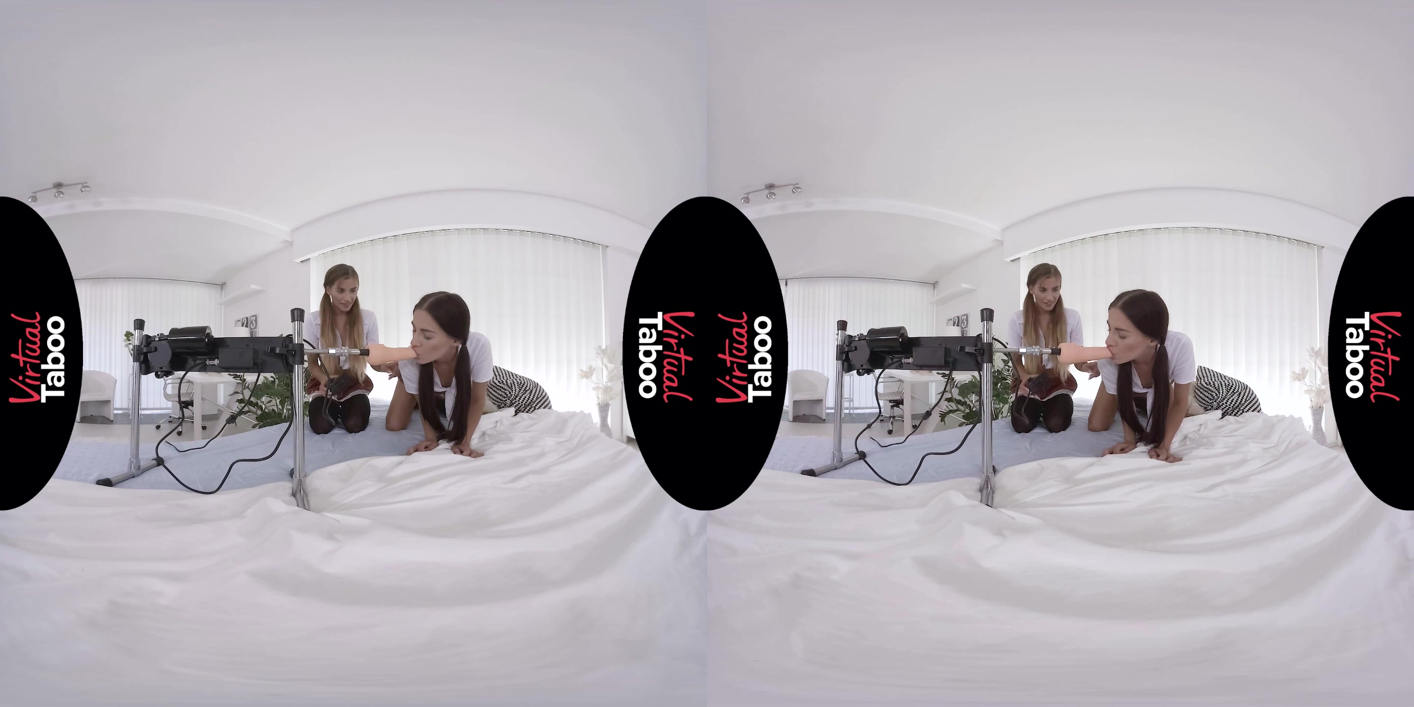 Dellai Fake twins Try Fucking Machine - VirtualTaboo