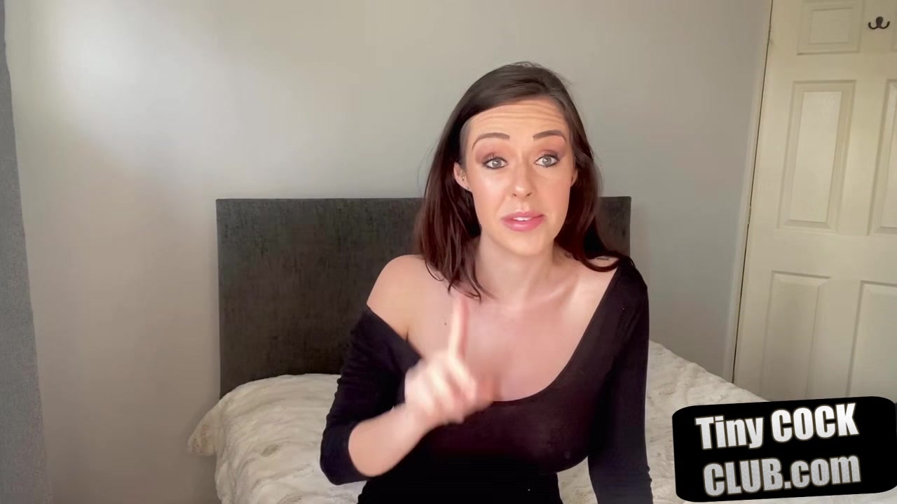 Busty british sph domme humiliates tiny cock men