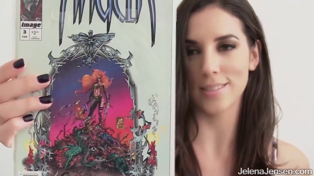 Jelena Jensen - Big Boobed Talks Comics And Masturbates After!