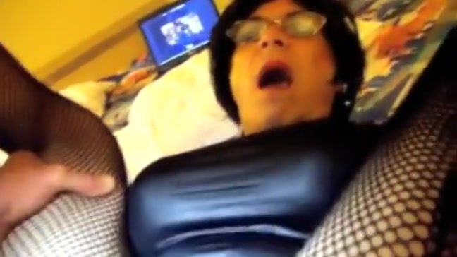Incredible homemade shemale video with Mature scenes