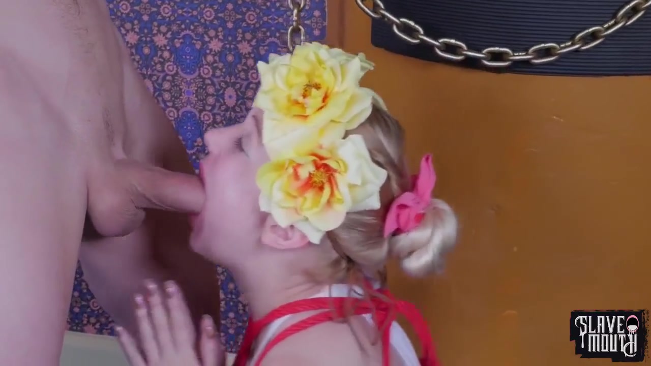 Pretty Blond Sub Deep Throats With Roc Khard