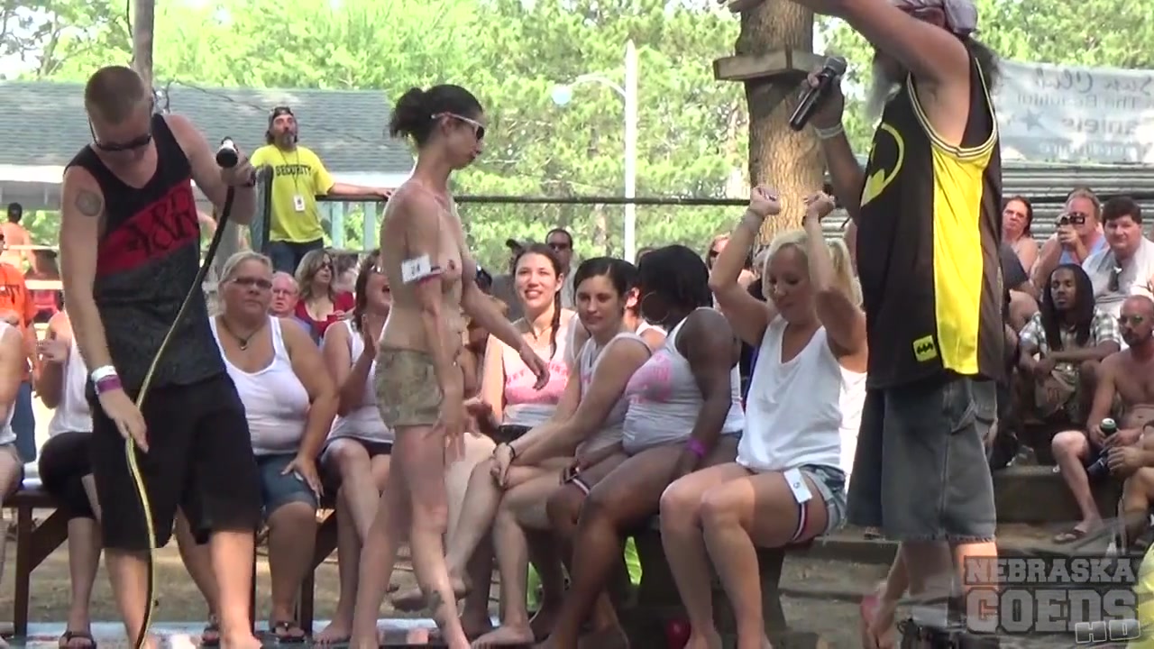 Nudes a Poppin 2014 Amateur Wet T contest - NebraskaCoeds