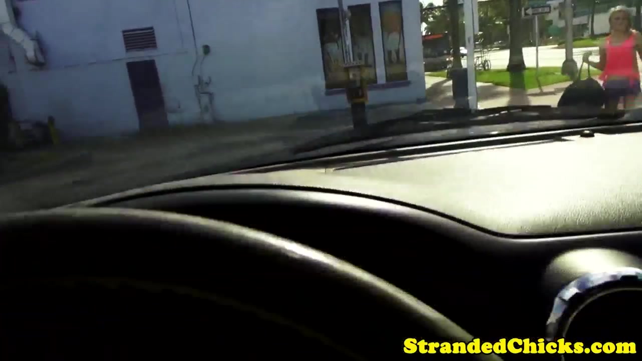 Hitchhiking babe plowed and facialized