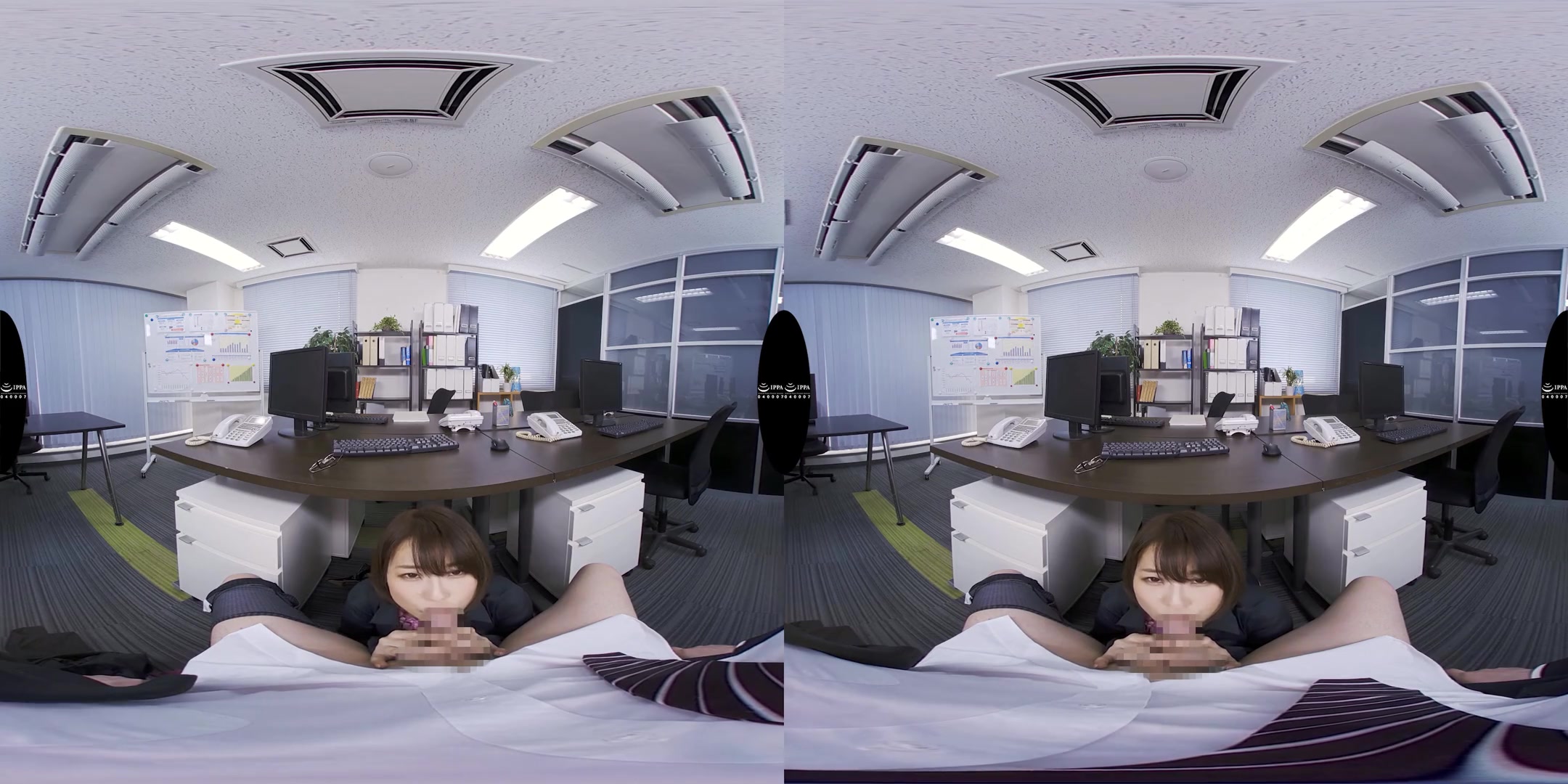 The Demonic Boss Transforms 180 Degrees in Her Office - Asian Big Tits Creampie Office Sex