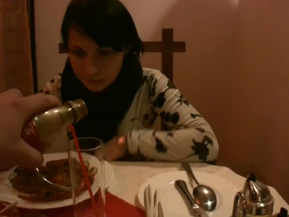Pierced tongue licks all over hard weenie