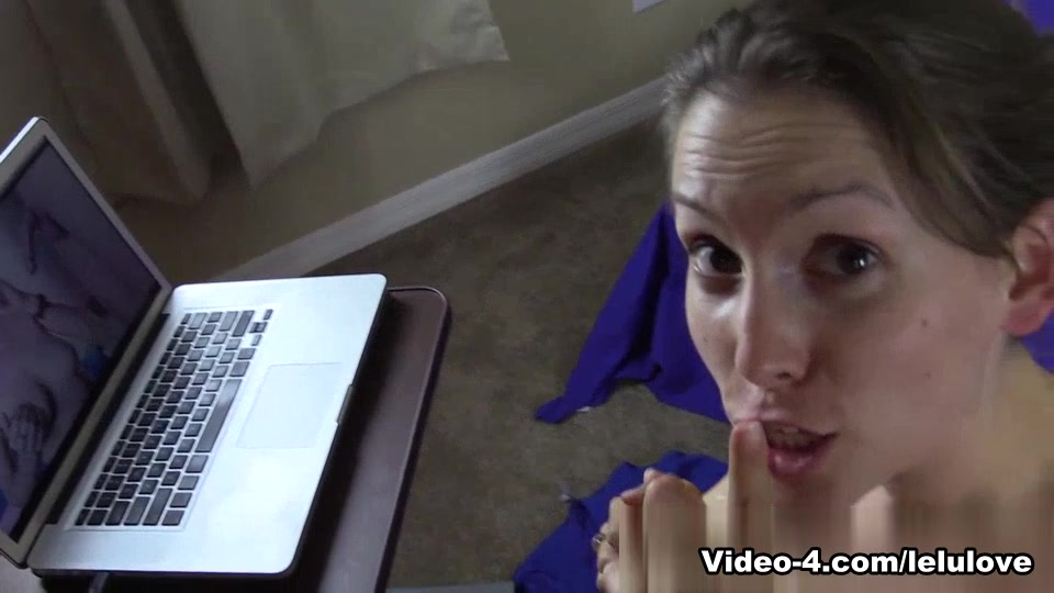 Surprise Blowjob During Live Webcam