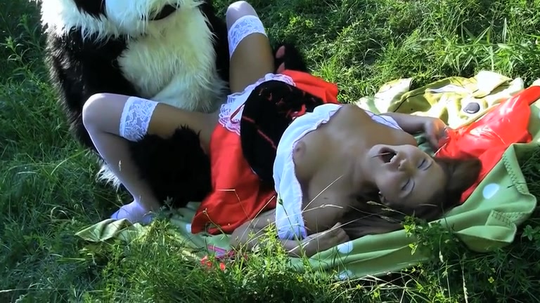 Fun outdoor xxx sex play based on fairy tales