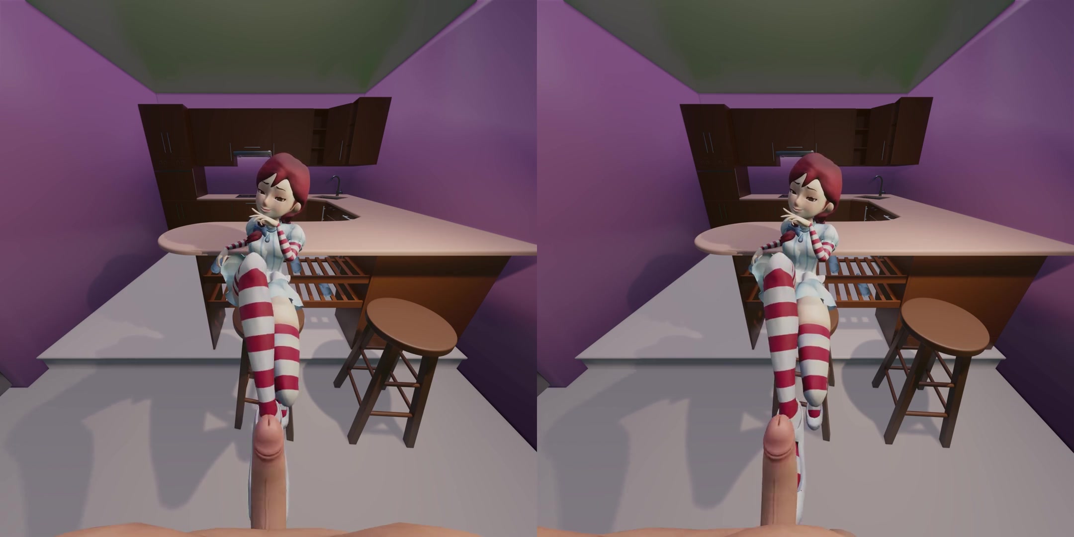 Wendy Footjob - Cute Cosplay CGI - VRAnimeTed - SexLikeReal