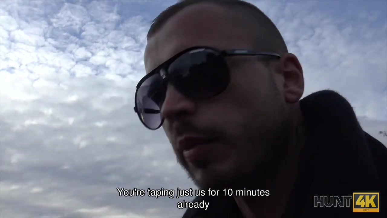 HUNT4K. Angry boy watches slutty GF cheating on him with stranger