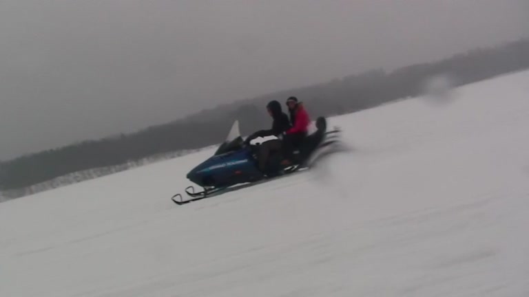 Pair tries outlandish blow job outdoors