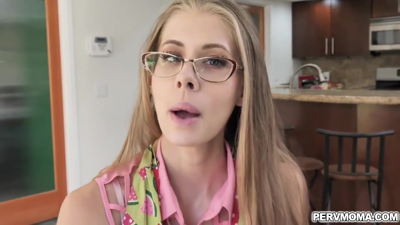 Sexy Step mom Sucking Her Stepsons Young Dick Under The Tabl