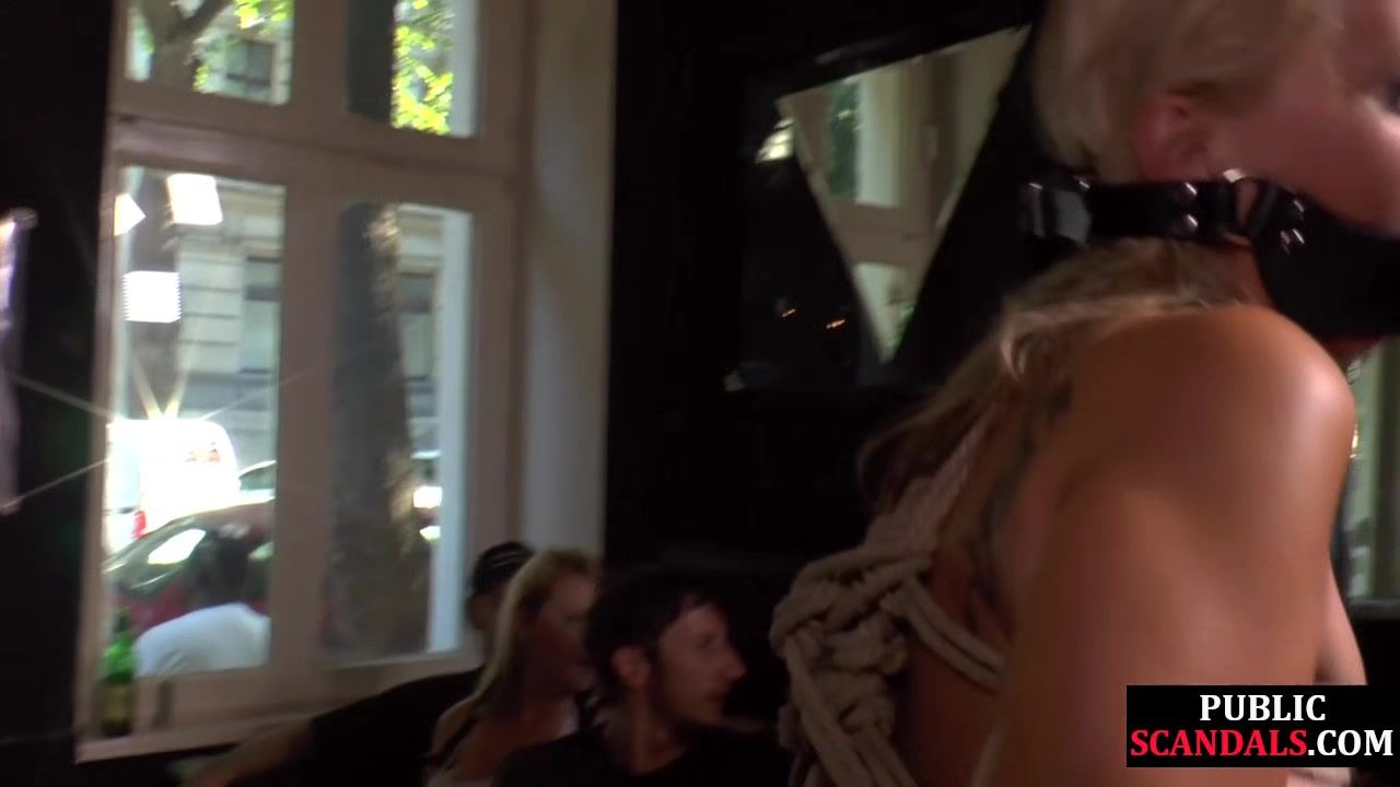 BDSM bitch smashed by dirty fuckers by dominating guys