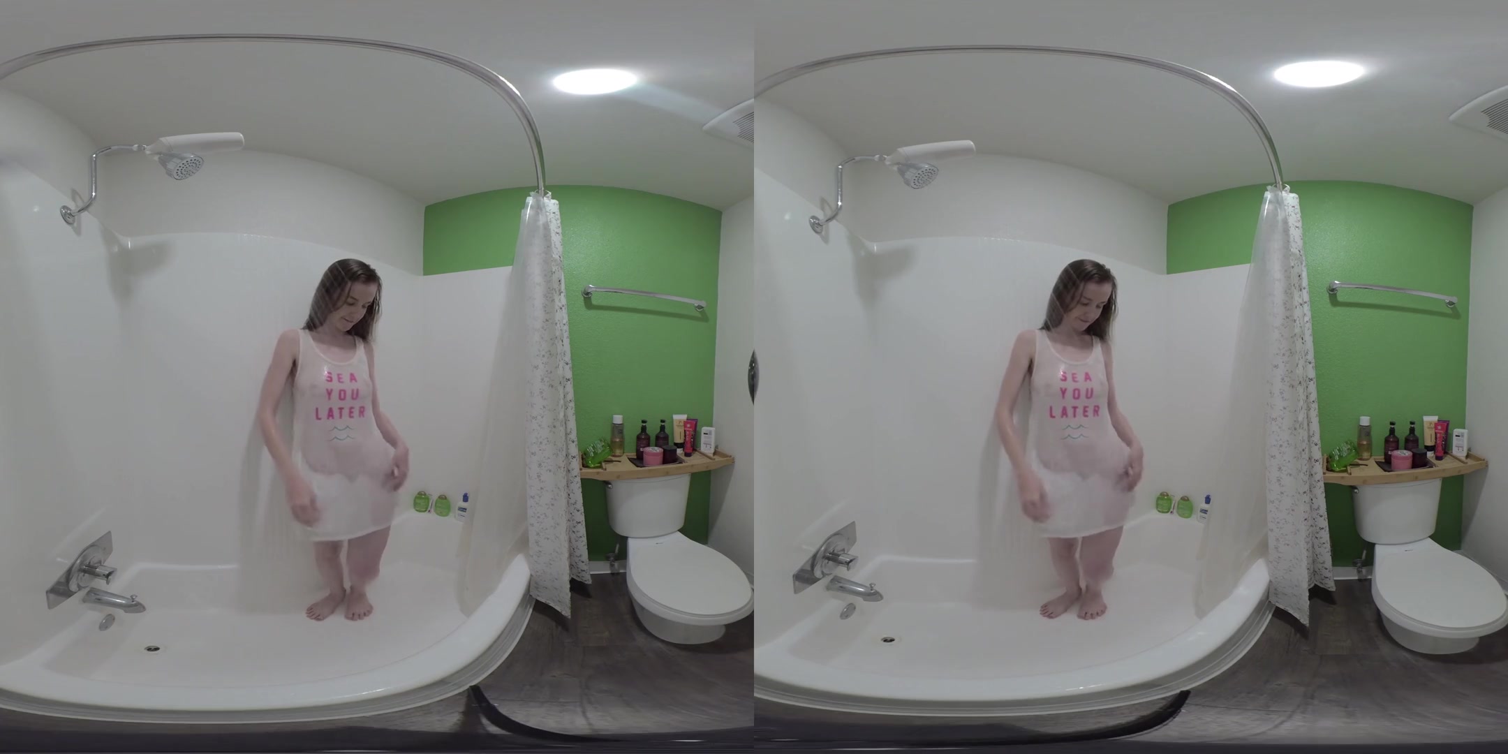 Wet-t Shower - Petite teen 18+ Shower Naked - SexLikeReal