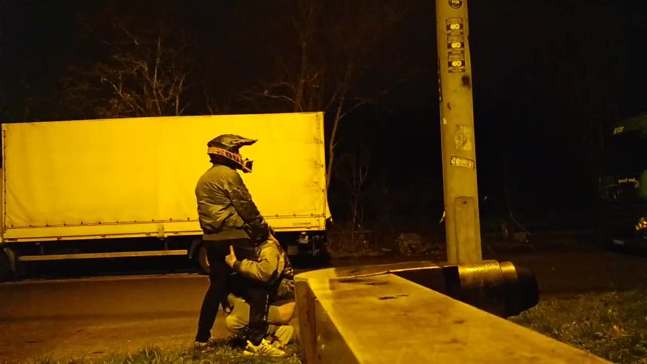 Biker german cruiser blow job