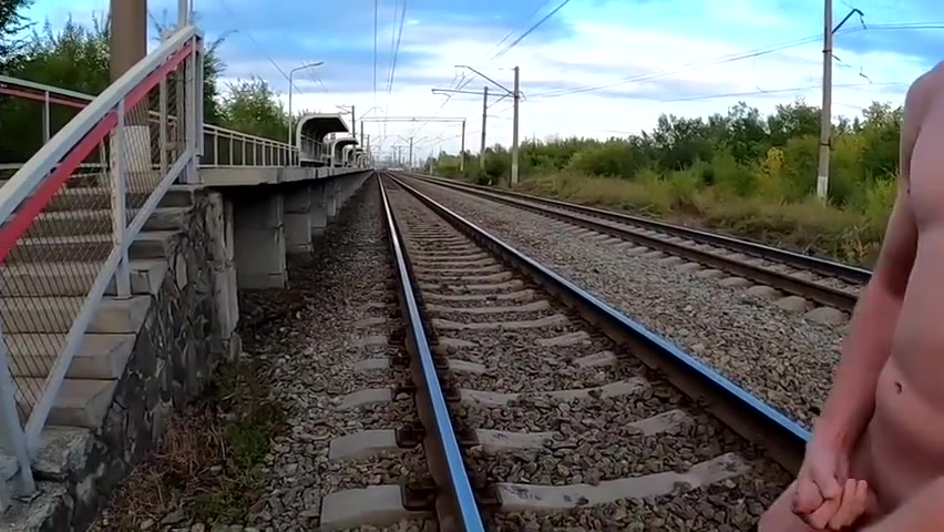 abx 1 432 - Guy Masturbates At The Station