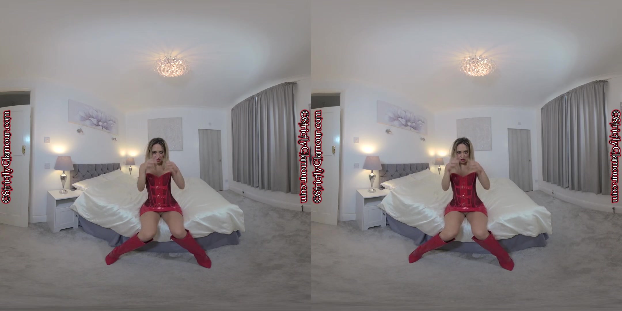 Losers Humiliation - Blonde Lingerie Leather Femdom Sexy