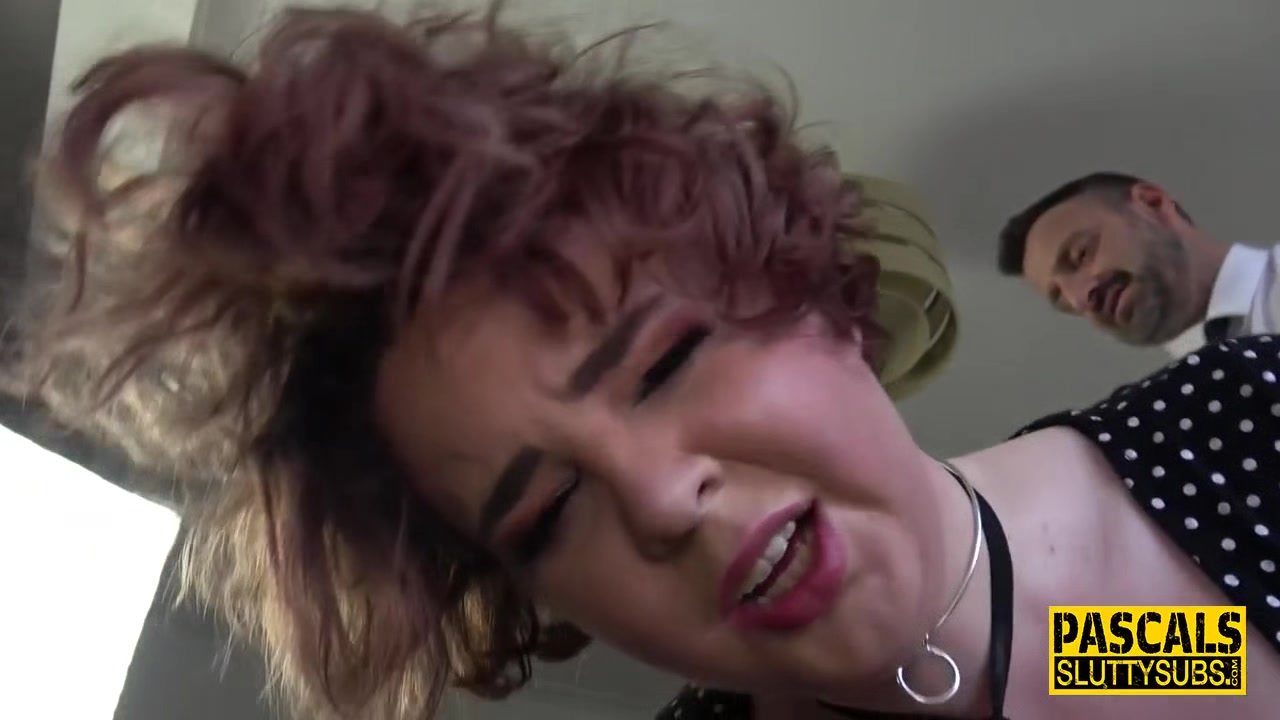 Big ass whipped submissive gets fucked