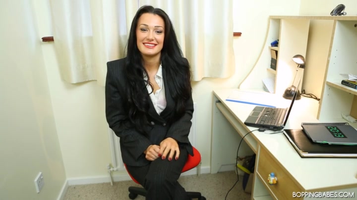 Tanya - Naked In The Office - BoppingBabes