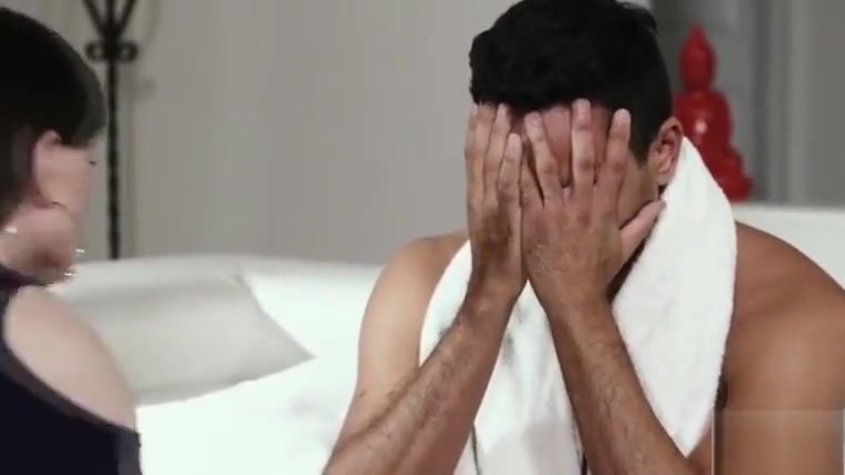 TS Natalie gets satisfied by stepsons cock