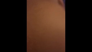 Beautiful Ebony Ass Kitten Purrs From the Back