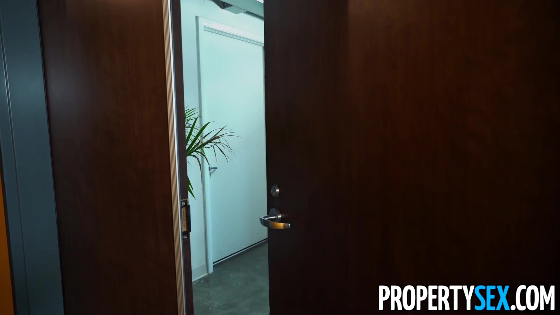 Petite Tenant Rides Landlord's Big Dick