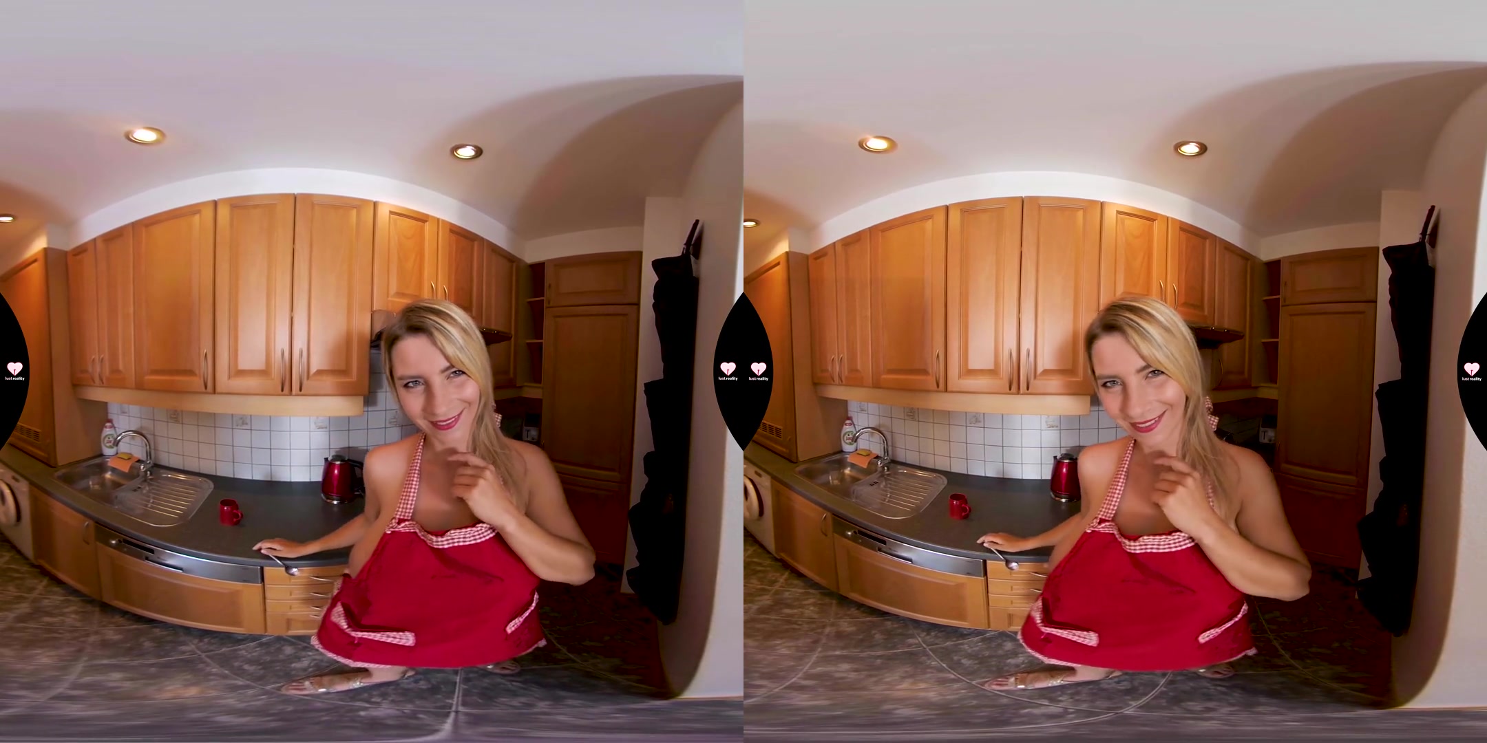Horny Housewife Makes A Coffe