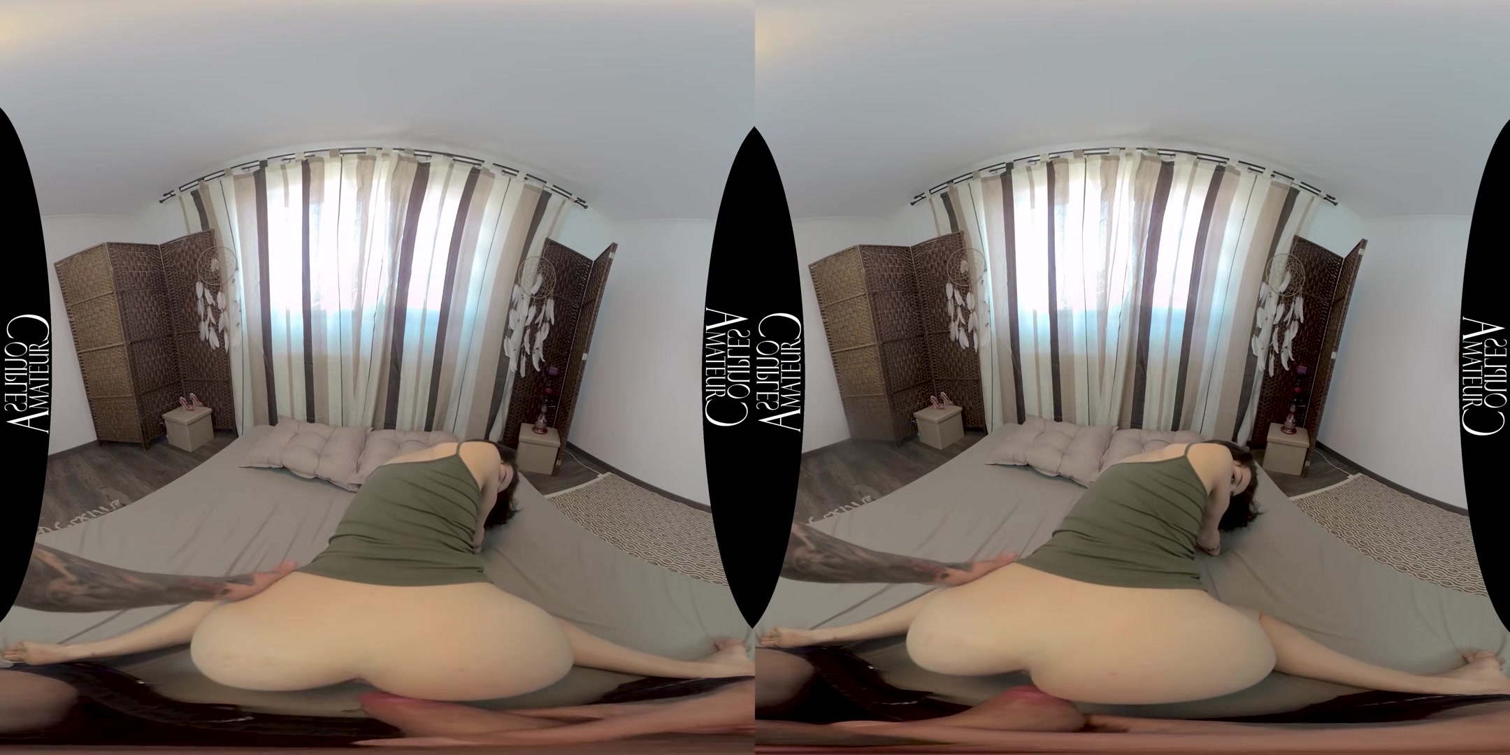 Skinny teen 18+ Tries Anal And Finishes With A Creampie - AmateurCouplesVR