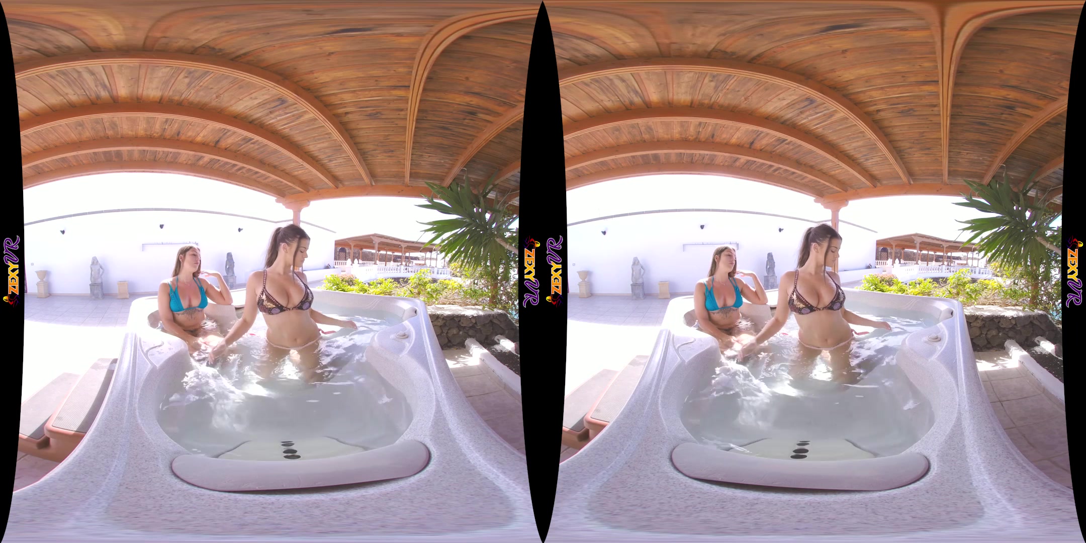 Hot Tub Beauties featuring Amelia B, Jane - ZexyVR