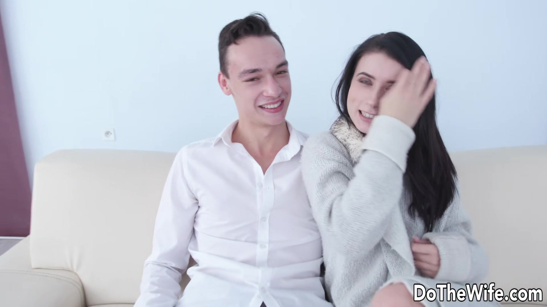 Petite Wife Nicole Black Loves Riding Dick Next to Her Cuck