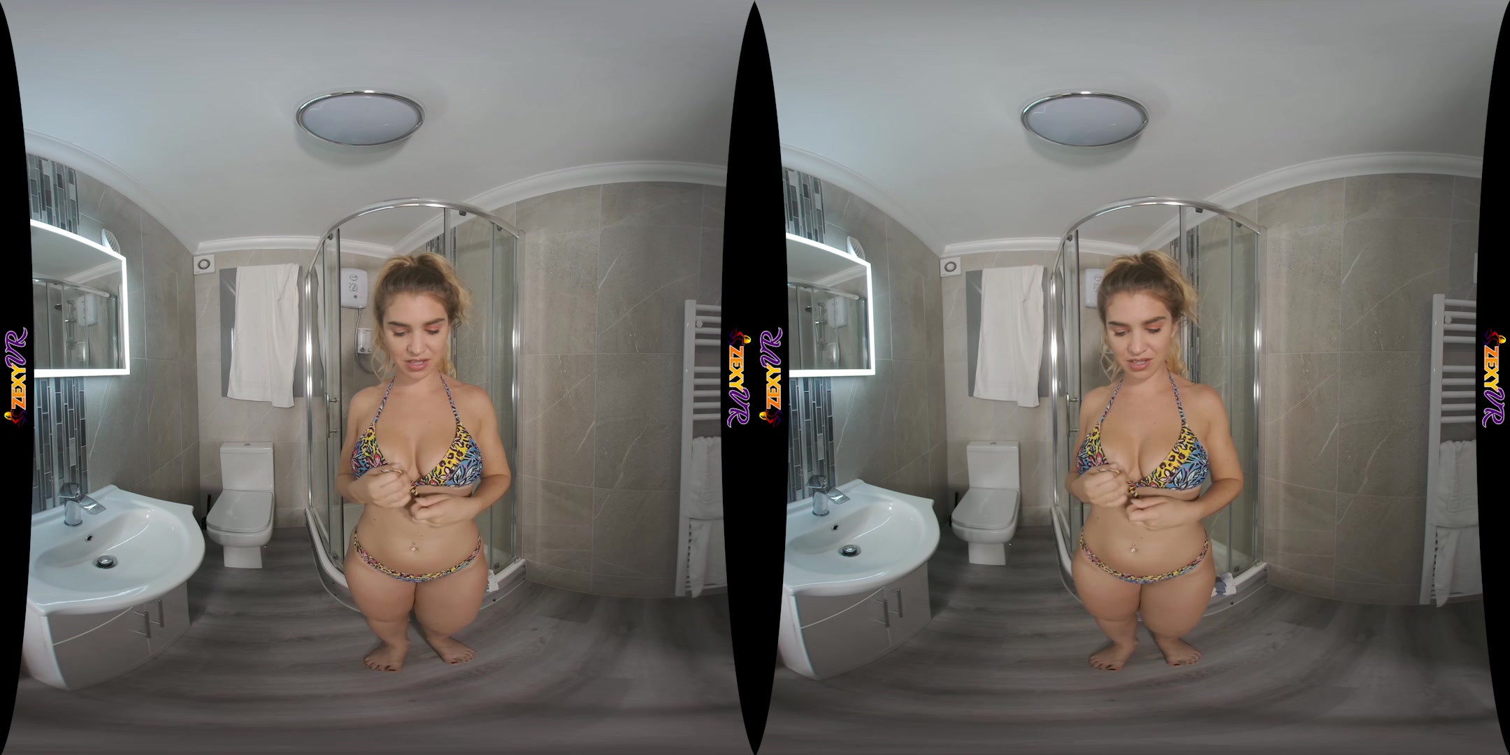 Cold Shower featuring Katie Louise - ZexyVR