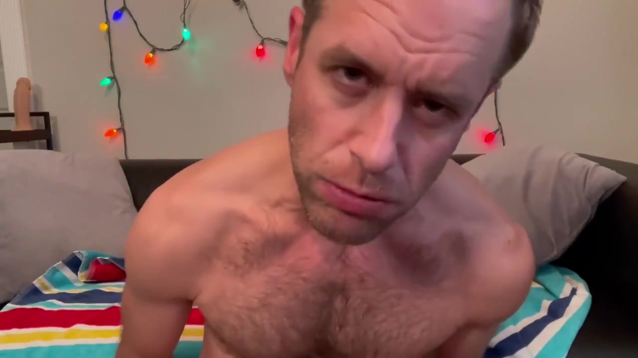 Kinky Guy In A Metallic Thong Spreads His Hole