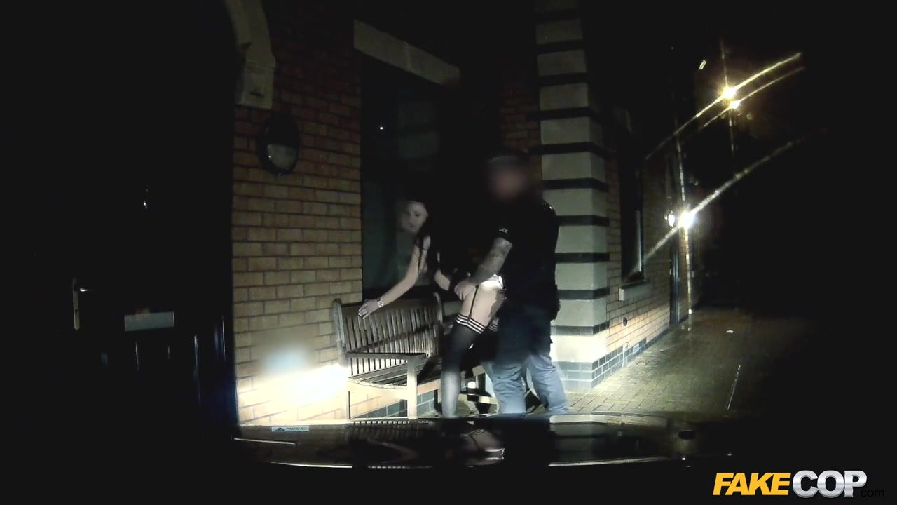 Carmel in Night patrol: Cheeky Sexy lass likes daring outdoor sex - FakeCop
