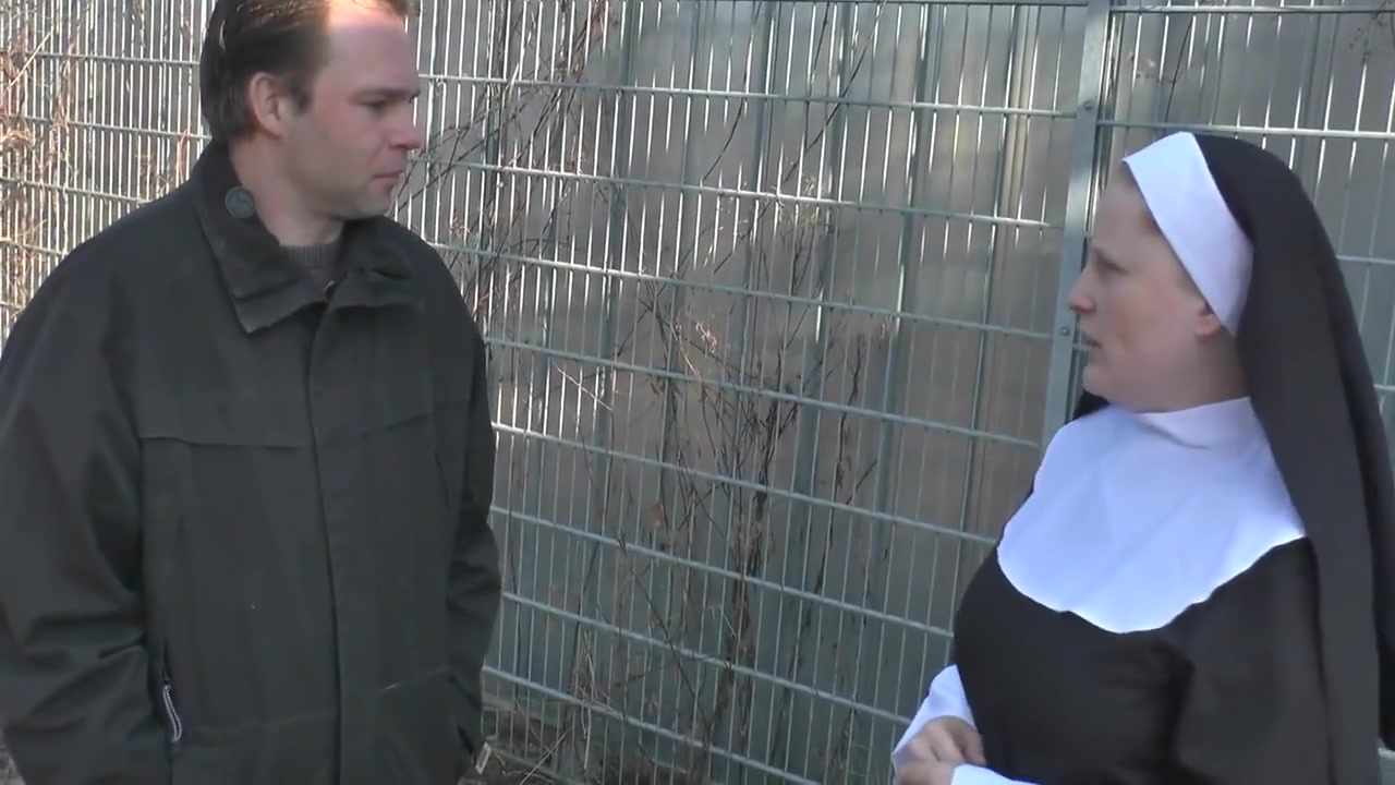 Busty Nun Takes A Big Cock - Bigger Cock