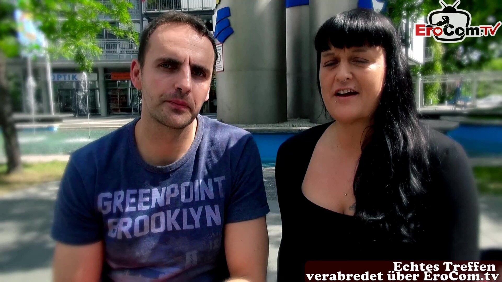 Ugly German turkish housewife pick up for porn casting