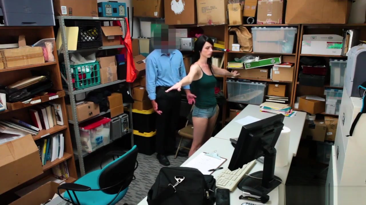 Shoplyfter Alex Harper with perfect tits fucked in office