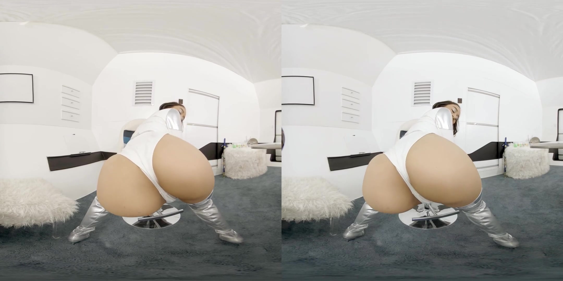 Naughty Astronaut - Cute Young Babe Solo Costume Play