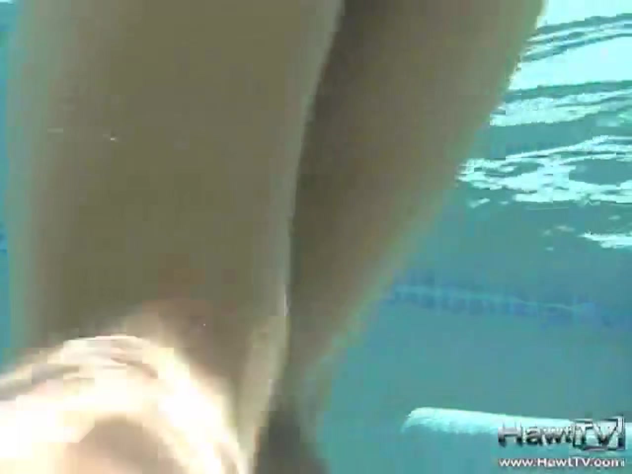 Babe on lilo naked in the sun