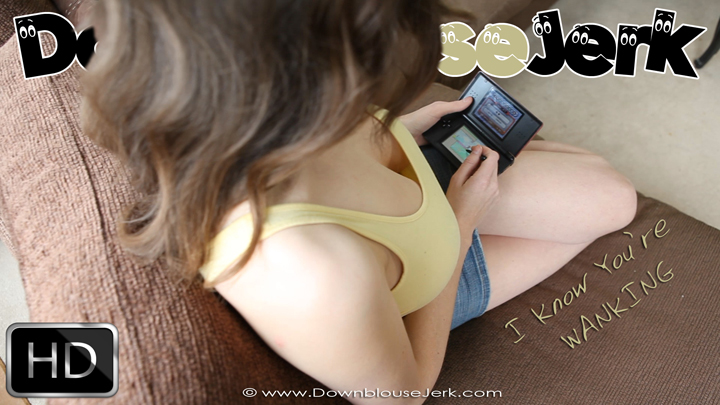Kate Anne in I Know You're Wanking - DownblouseJerk