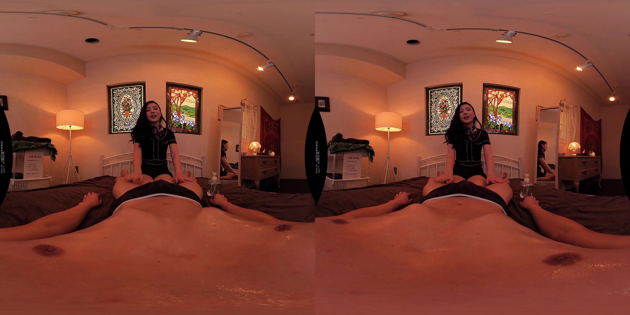 Nipple Play VR! Young Lady Fondles your Nipples in the Creampie Massage Parlor; JAV Idol Plays with your Cock and Fucks You