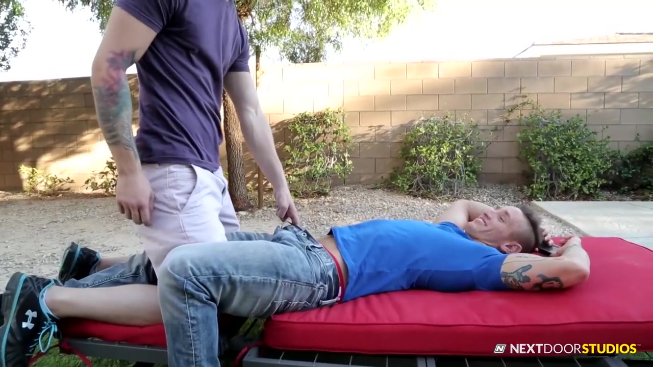 Lance Ford And Scotty Zee In Yard Games Turn To Twink Action