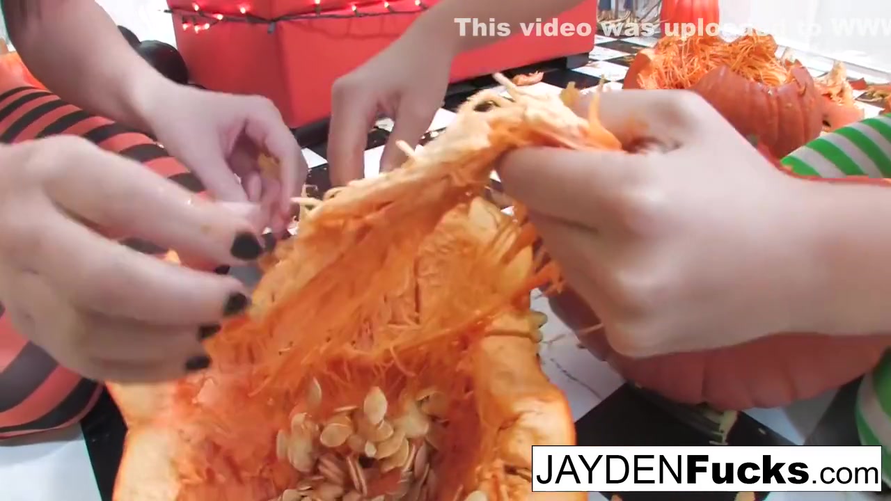 Kristinas Pumpkin Fun With Jayden Jaymes And Kristina Rose