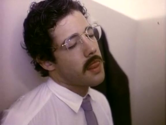 Incredibly hawt classic porn scene in a shitter stall