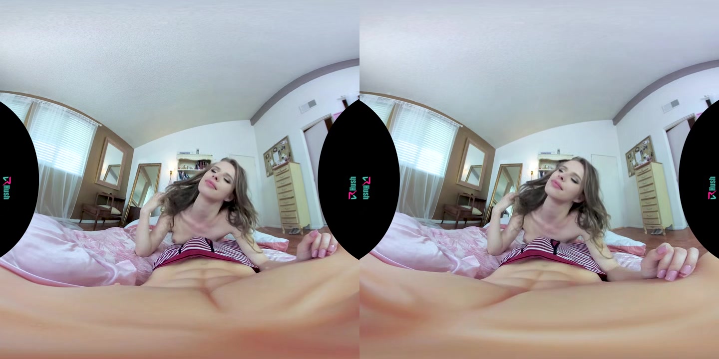 VRHUSH Jillian Janson and Pamela Morrison have fun with a male sex doll