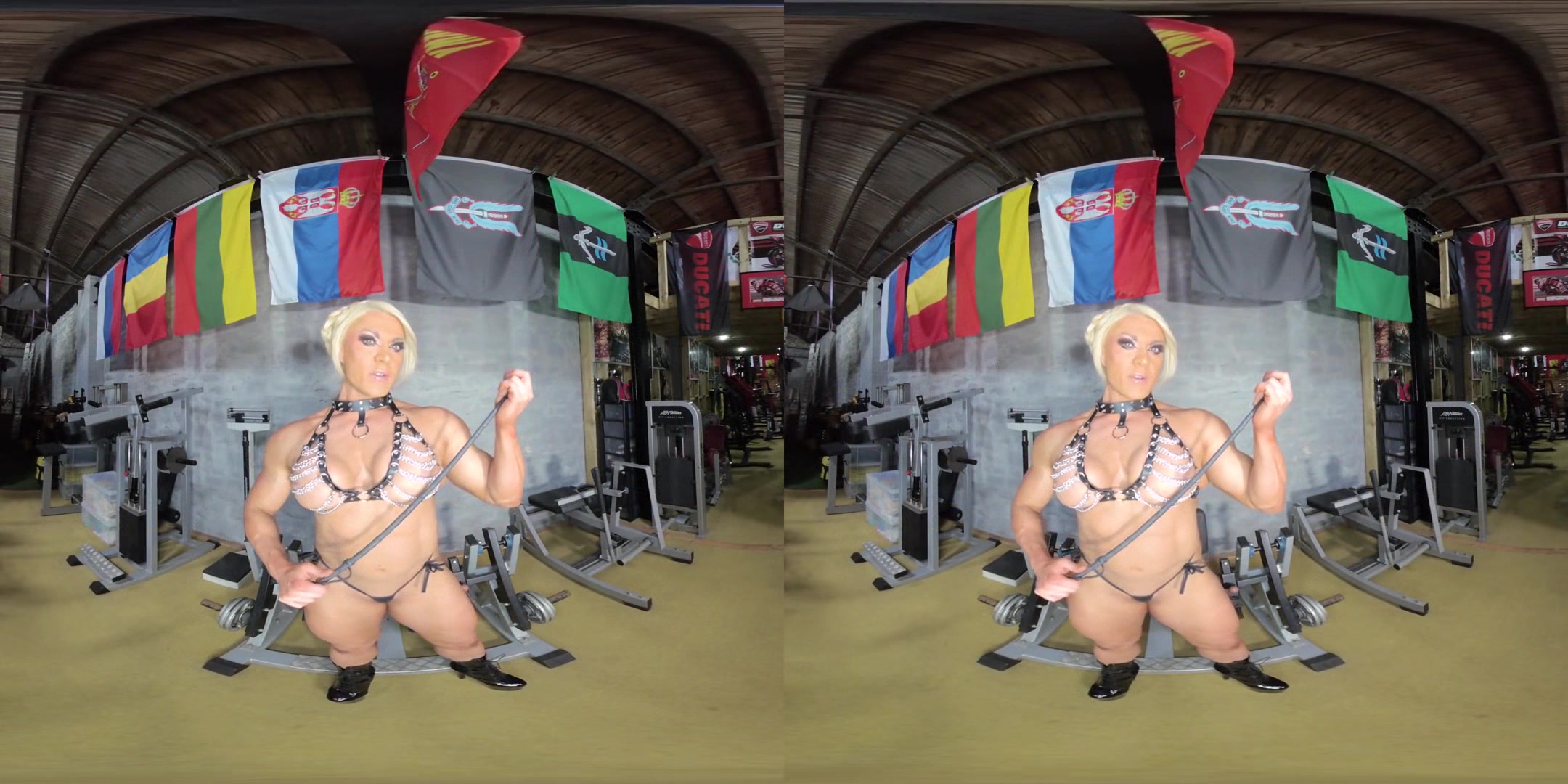 Lisa Cross - Scene 7; Big Tits Blonde Bodybuilder VR