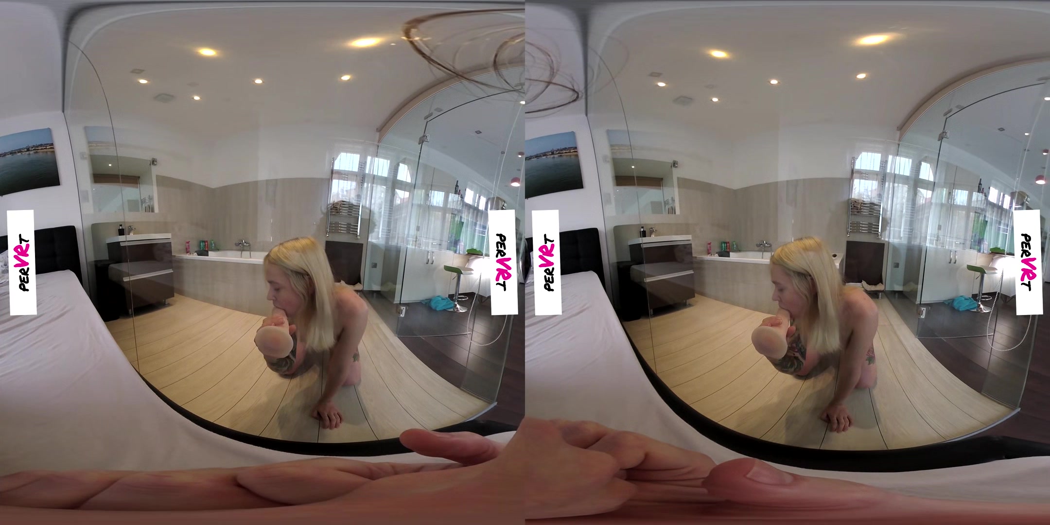 Paying Tribute To Stepdaddy - Shaved Tattoo Blonde Toying